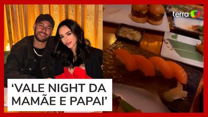 Neymar deixa Mavie em casa para curtir jantar romântico com Biancardi: 'Vale night'