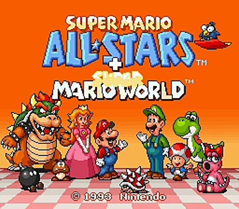 Super Mario All-Stars + Super Mario World online multiplayer - snes