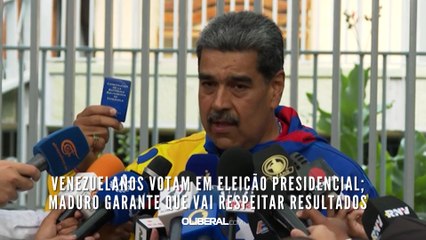Venezuelanos votam em eleição presidencial; Maduro garante que vai respeitar resultados