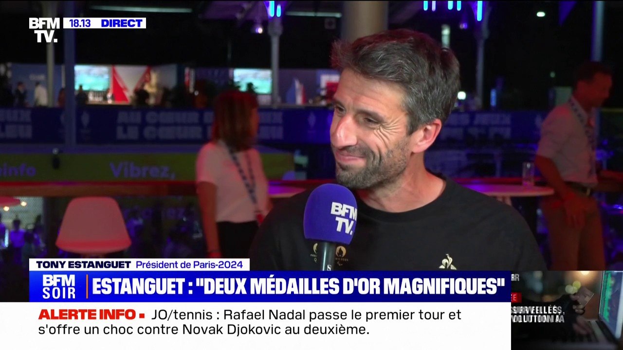 JO de Paris 2024: le top 5 serait "formidable et inédit", déclare Tony Estanguet
