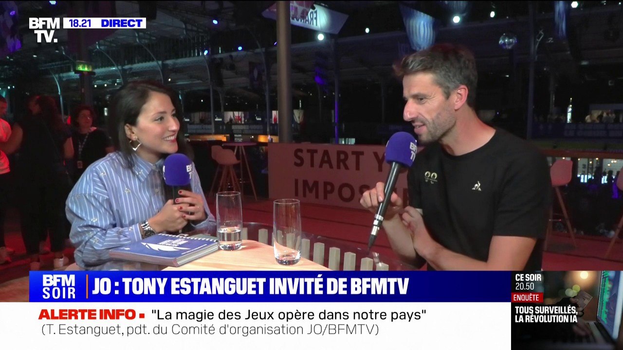 JO de Paris 2024: "On est extrêmement fiers de voir comment la France s'est appropriée ces Jeux", assure Tony Estanguet