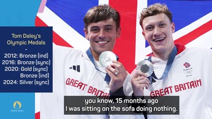 Tom Daley 'the happiest he's ever been' after Olympic silver