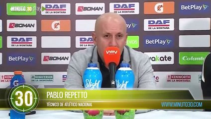 ¿Inició la rotación en Atlético Nacional Pablo Repetto hizo balance del rendimiento del equipo tras la ‘seguidilla’ de partidos