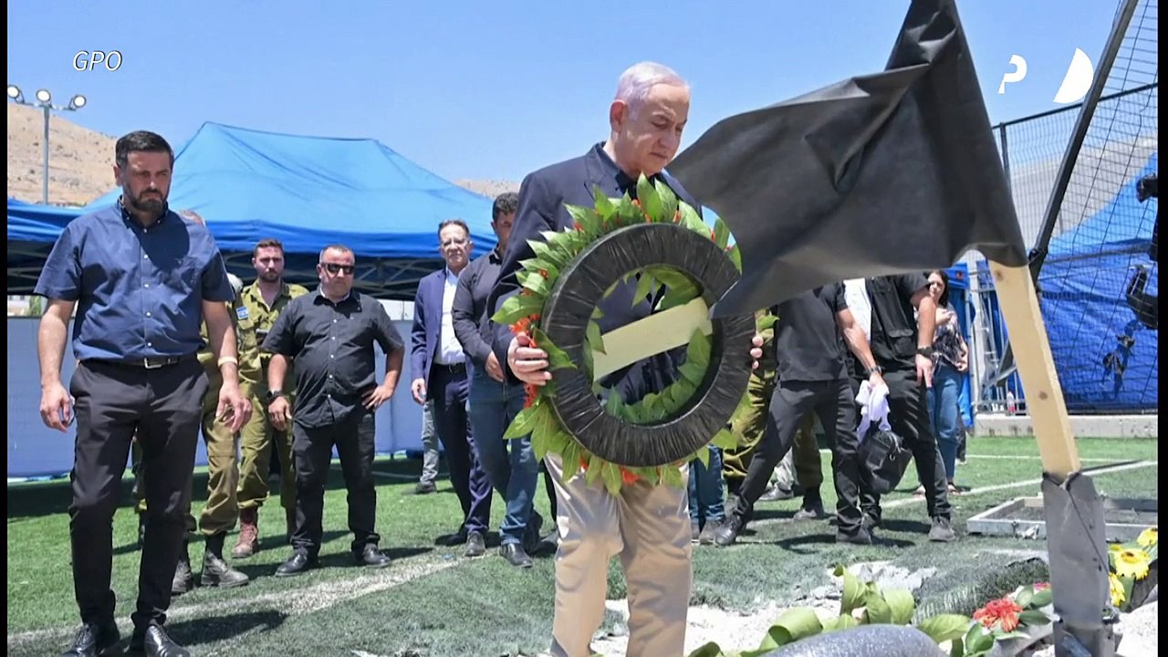 Netanyahu promete una respuesta dura durante visita a localidad bombardeada en el Golán