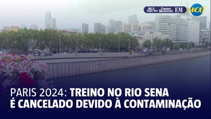 Treino é cancelado no Rio Sena devido à contaminação da água