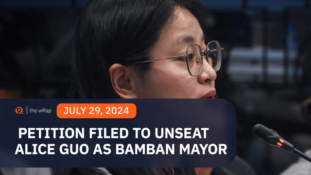 Philippine gov't seeks to unseat Alice Guo as mayor 'because she is Chinese'