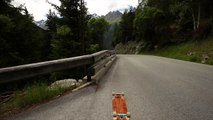 Longboarding Raw Run in the Austrian Alps