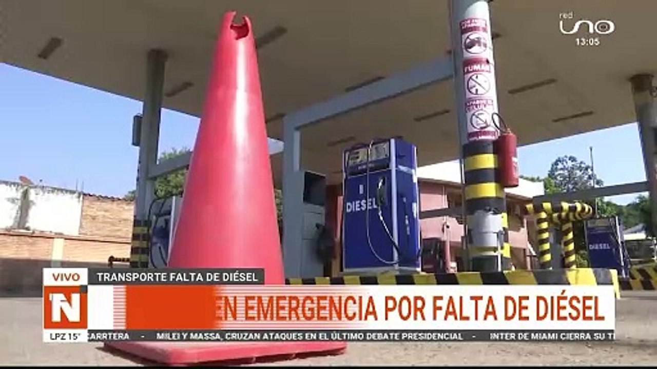 SCZ MICREROS EN EMERGENCIA POR FALTA DE DIESEL