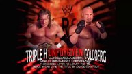 WWE Unforgiven 2003 - Goldberg vs Triple H (World Heavyweight Championship)