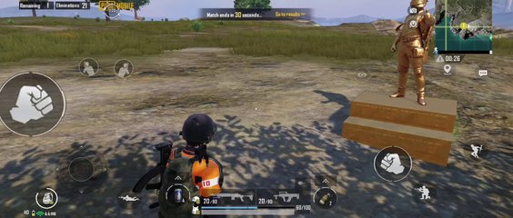 Pubg Killed hacker at the end and Chicken dinner