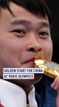 Golden start for China at Paris Olympics