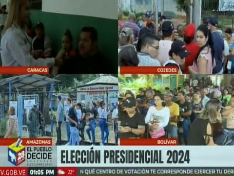 Más de 6 mil electores ejercen su voto en la Unidad Educativa Miguel Antonio Caro de Caracas
