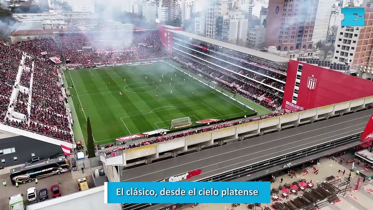 El clásico platense, desde el cielo platense: las fotos y videos desde el aire