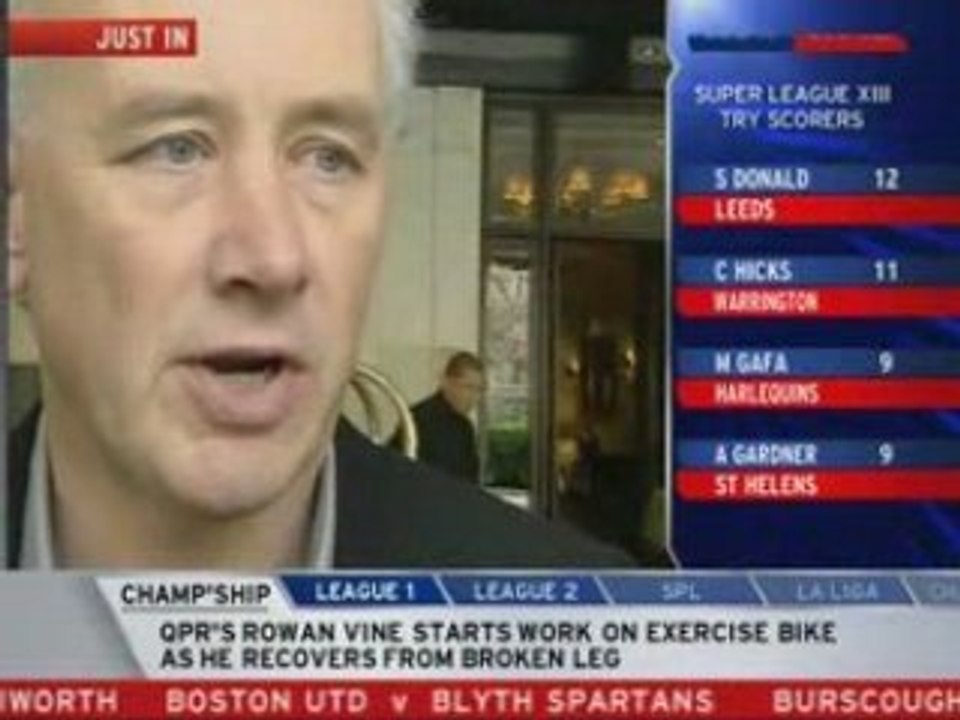 Rick Parry responds to Tom Hicks' criticism