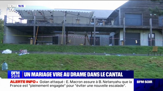 Cantal: un mariage vire au drame après l'effondrement de la terrasse d'une salle des fêtes