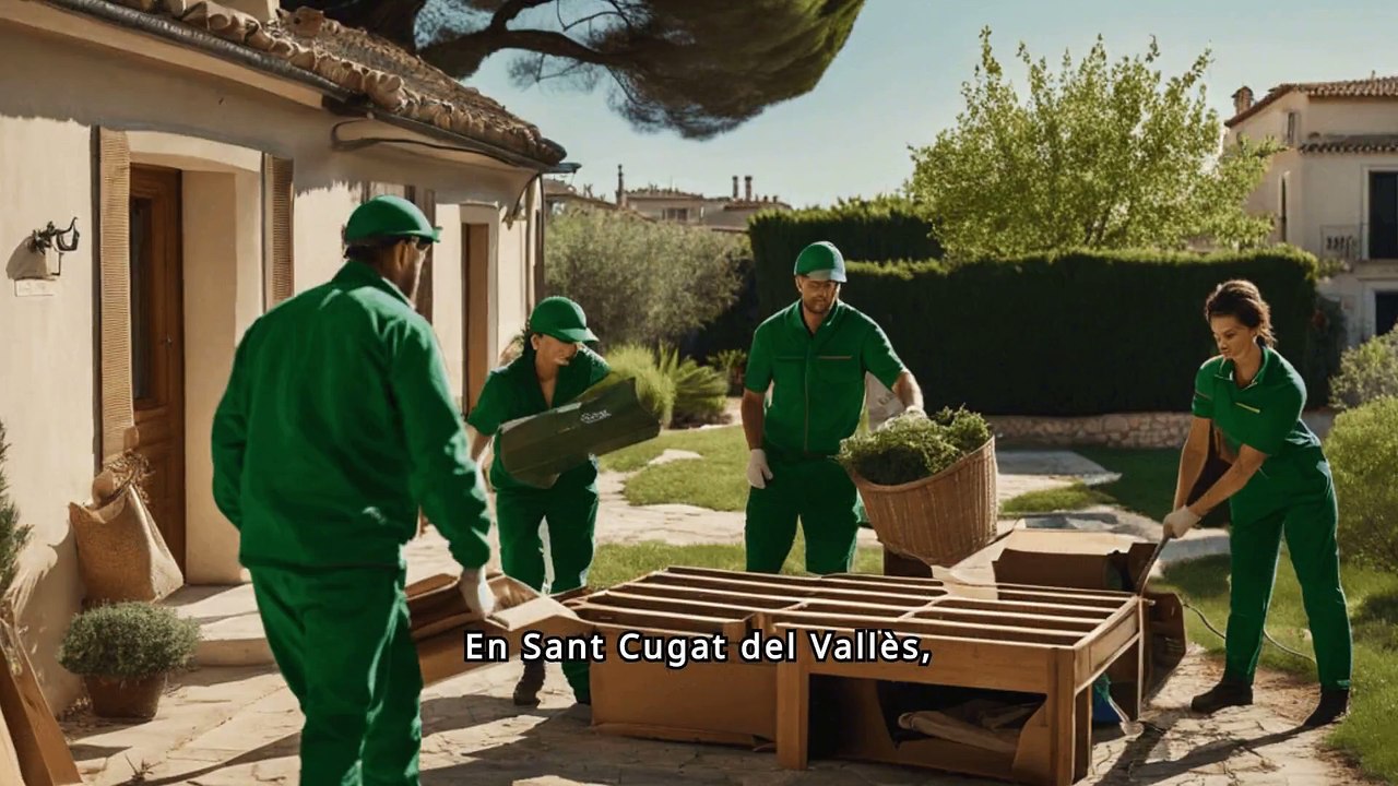 Vaciamos pisos y casas en Sant Cugat del Vallès de manera eficiente y sostenible