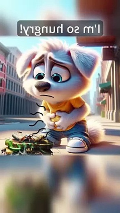 Cute puppy eat most disgusting sandwich Ever!