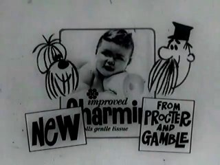 1950s animated Charmin TV commercial - Gentle the dog