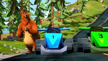 Une spectaculaire course de voiture - Grizzy _ les Lemmings(1080P_HD)