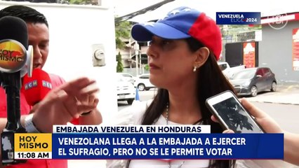 Ciudadanos venezolanos en Honduras denuncian que no les permiten ejercer el voto