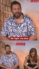 I Know When To Pull Out!' Adam Sandler And Jennifer Aniston Funny Moment