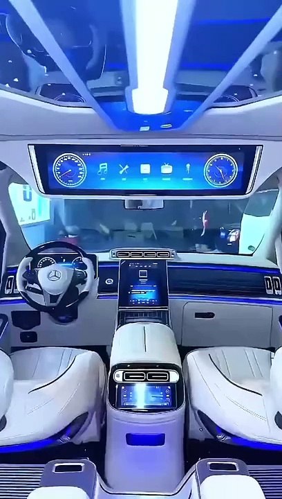 Luxury maybach interior.