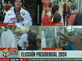 Pueblo del mcpio. Sucre ejerce su derecho al voto y destacan la atención del presidente con abuelos