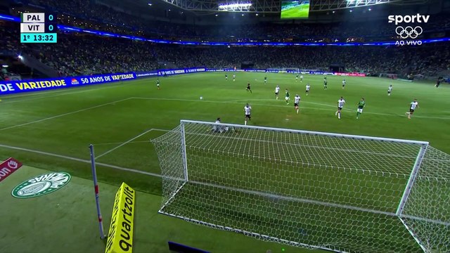Palmeiras x Vitória (Campeonato Brasileiro 2024 20ª rodada) 1° tempo