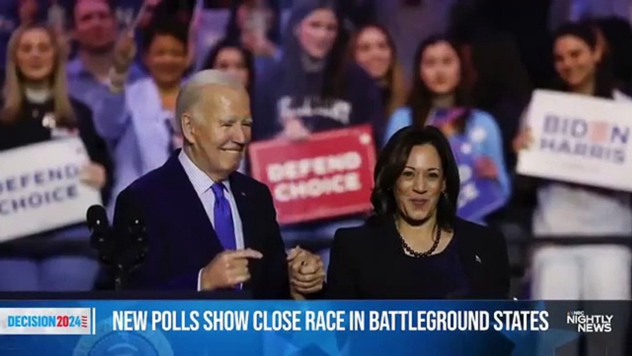 New polls indicate Trump and Harris are tied in battleground states