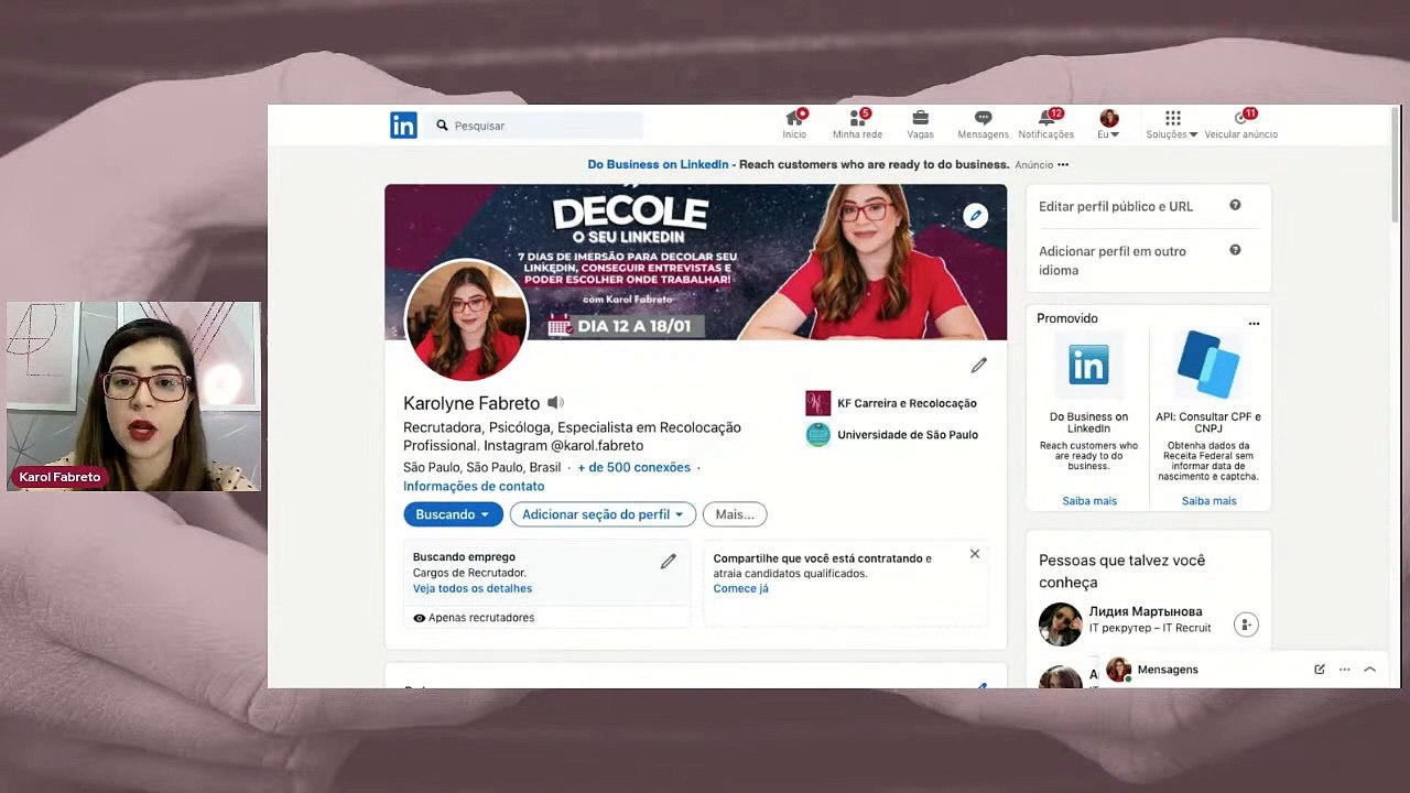 Aula 04 - Decole o seu Linkedin