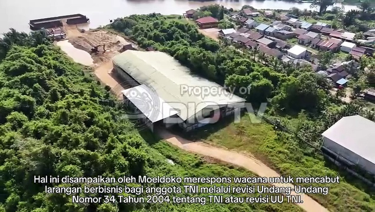 Kepala Staf Kepresidenan Moeldoko Secara Tidak Langsung Tolak Tentara Nasional Indonesia Boleh Berbinis Sebagaimana Tertuang di Rancangan Undang-Undang Tentara Nasional Indonesia yang Tengah Dibahas di Dewan Perwakilan Rakyat Republik Indonesia Tahun 2024