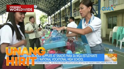 Balik-eskwela sa Guiguinto National Vocational High School | Unang Hirit