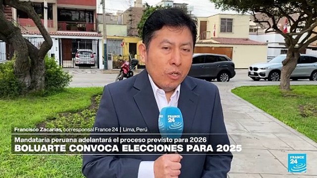 Informe desde Lima: la presidenta peruana Dina Boluarte convocará elecciones -para el 2025