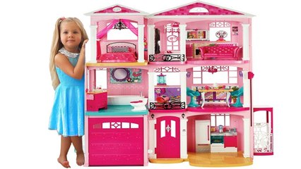Дом куклы Барби - Самая большая Игрушка Барби на Kids Diana Show - Barbie Doll House