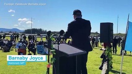 Barnaby Joyce compares ballot paper to bullets