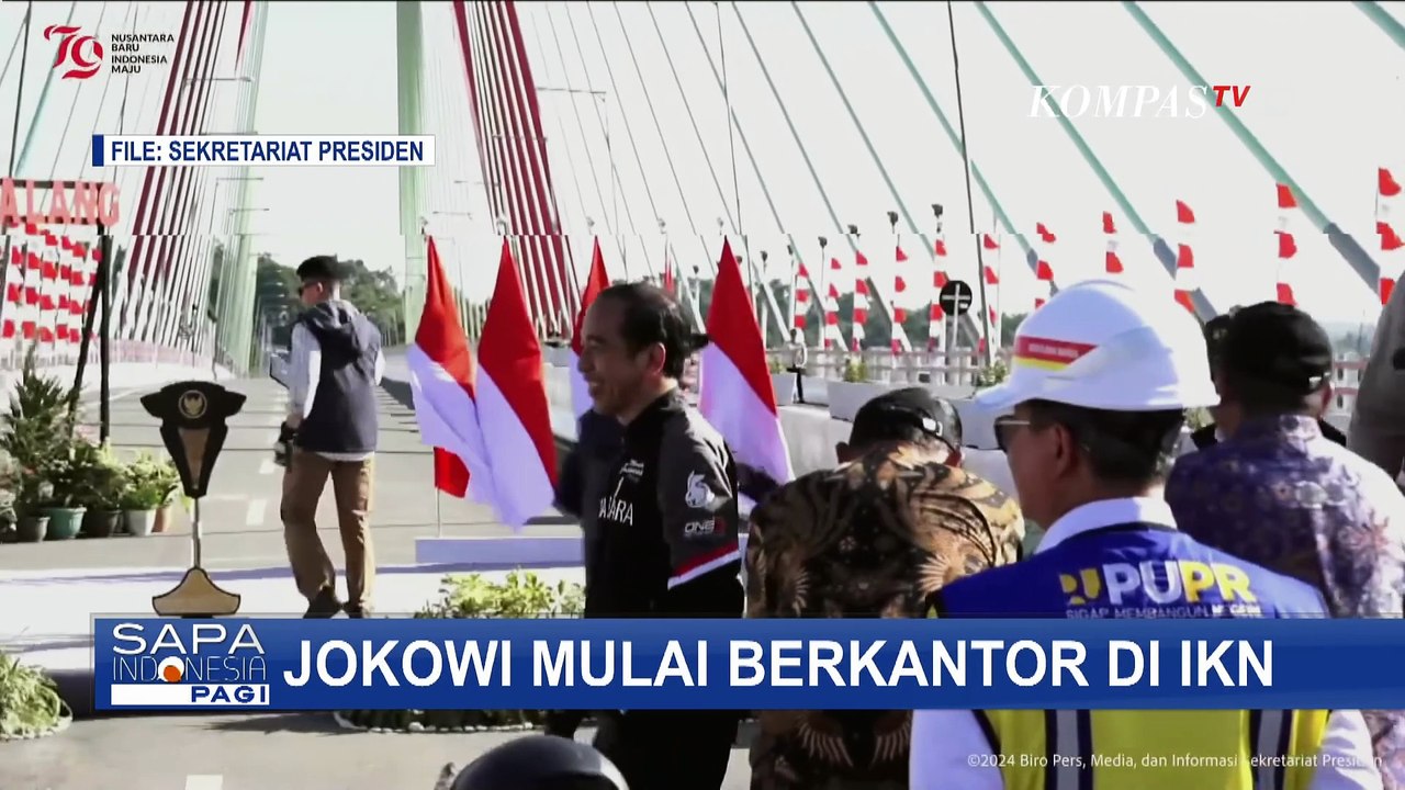 Jokowi Mulai Berkantor di IKN, Sudah Tinjau Akses Jalan dengan Influencer