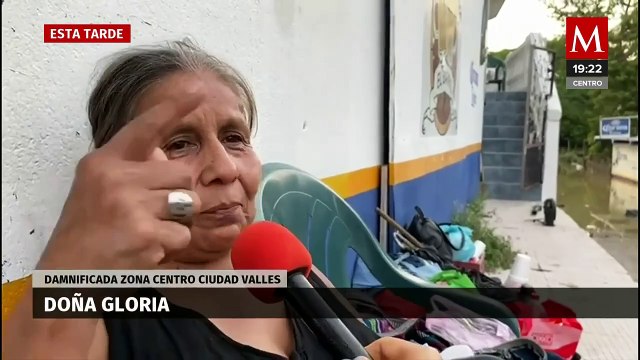 Las lluvias han provocado inundaciones en la zona sur de San Luis Potosí