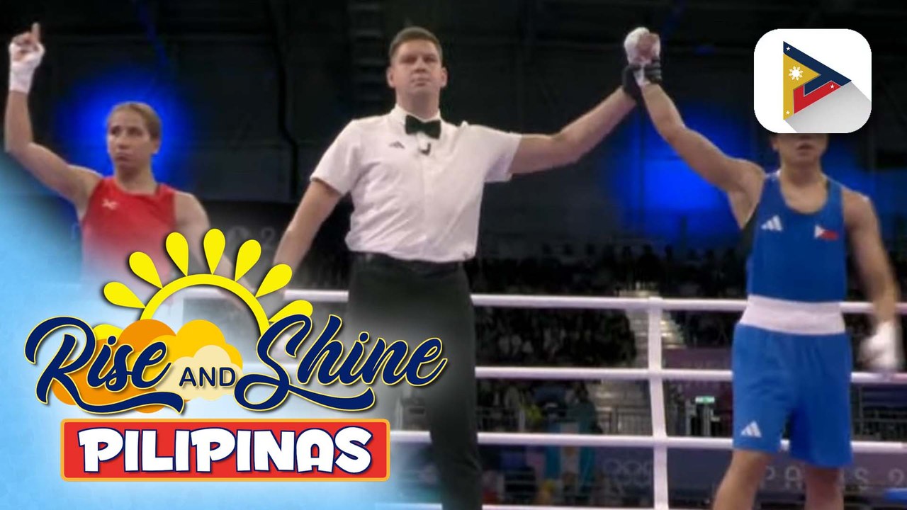 First-time Olympian na si Aira Villegas, pasok na sa Round of 16 ng Women’s 50kg Boxing event