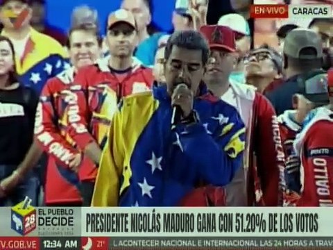 Presidente Nicolás Maduro: Voy a defender nuestra democracia, nuestras leyes y nuestro pueblo