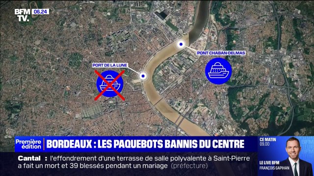 Le paysage est un peu gâché : d'ici à 2030, les paquebots n'accosteront plus dans le centre-ville de Bordeaux