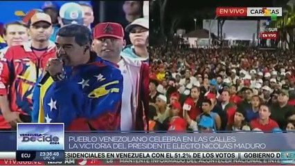 El mensaje de Maduro tras ser reelecto: "El fascismo en Venezuela no pasará"