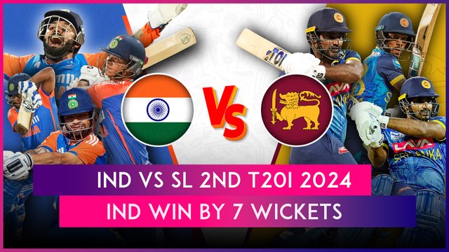 IND vs SL 2nd T20I 2024 Stat Highlights: India Beat Sri Lanka, Seal Series 2-0