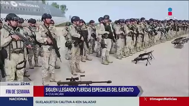 La Sedena envia a otros 200 elementos a Culiacán, Sinaloa