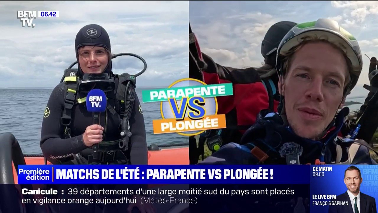 Plongée ou parapente? Les matchs de l'été des meilleures activités de vacances