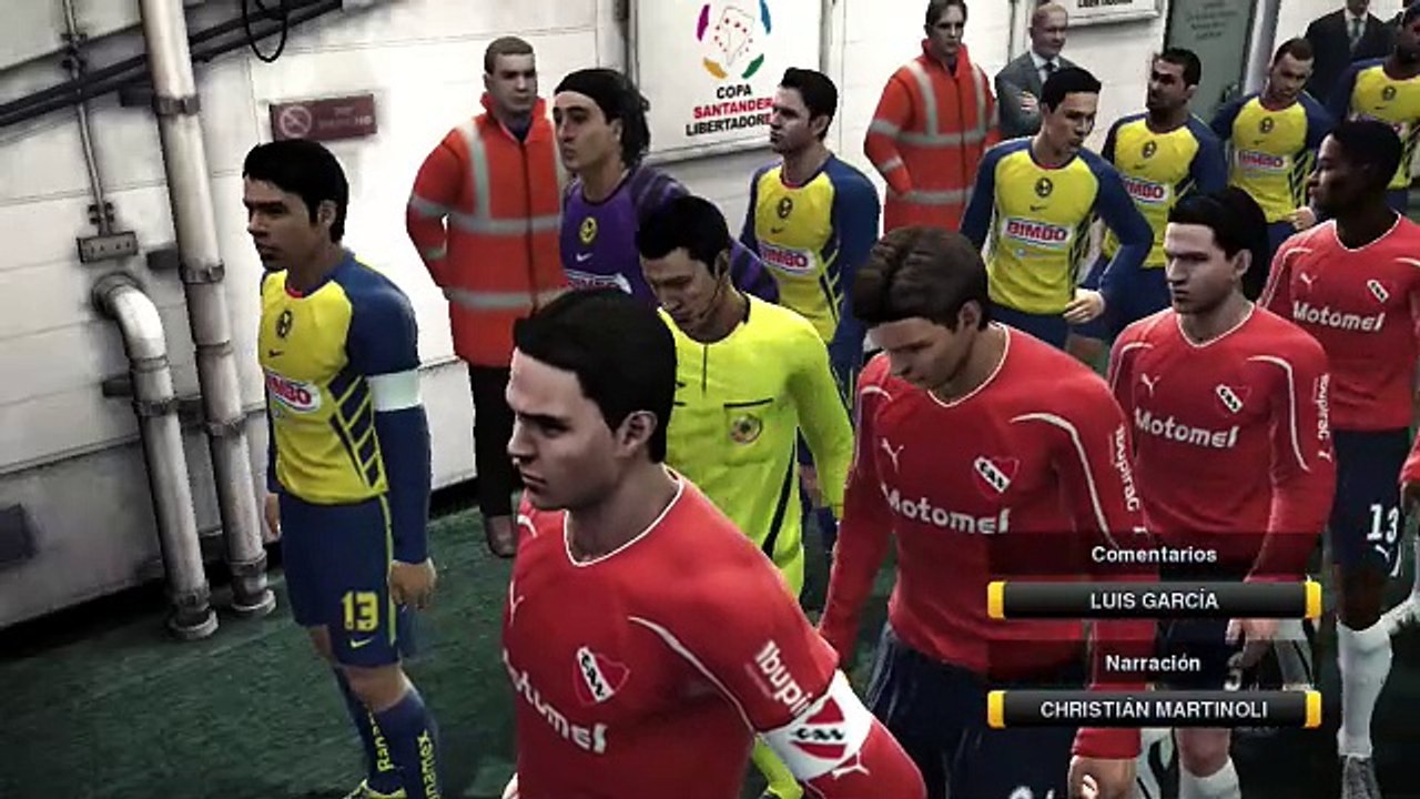 PES2012 América vs Independiente - Copa Libertadores - Ida