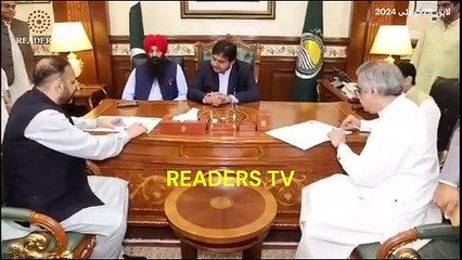 DG Directorate of Public Libraries Kashif Manzoor meeting with Speaker Malik Muhammad Ahmed Khan in Speaker Chamber