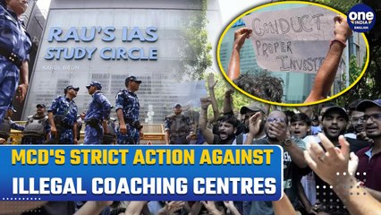 Old Rajinder Nagar Coaching Controversy: MCD Seals 13 Illegal Institutions After IAS Aspirants Died