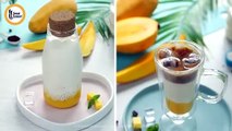 Iced Mango Latte & Mango Korean Milk Recipe