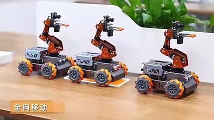 MasterPi 4WD Mecanum Robot Car with Camera 4 Dof Robot Arm