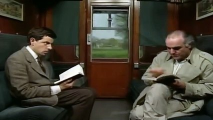 Mr. Bean in train...